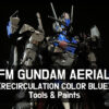 全塗装リサーキュレーションカラー・ブルーで制作するHFULL MECHANICSガンダムエアリアル（アイキャッチ6）